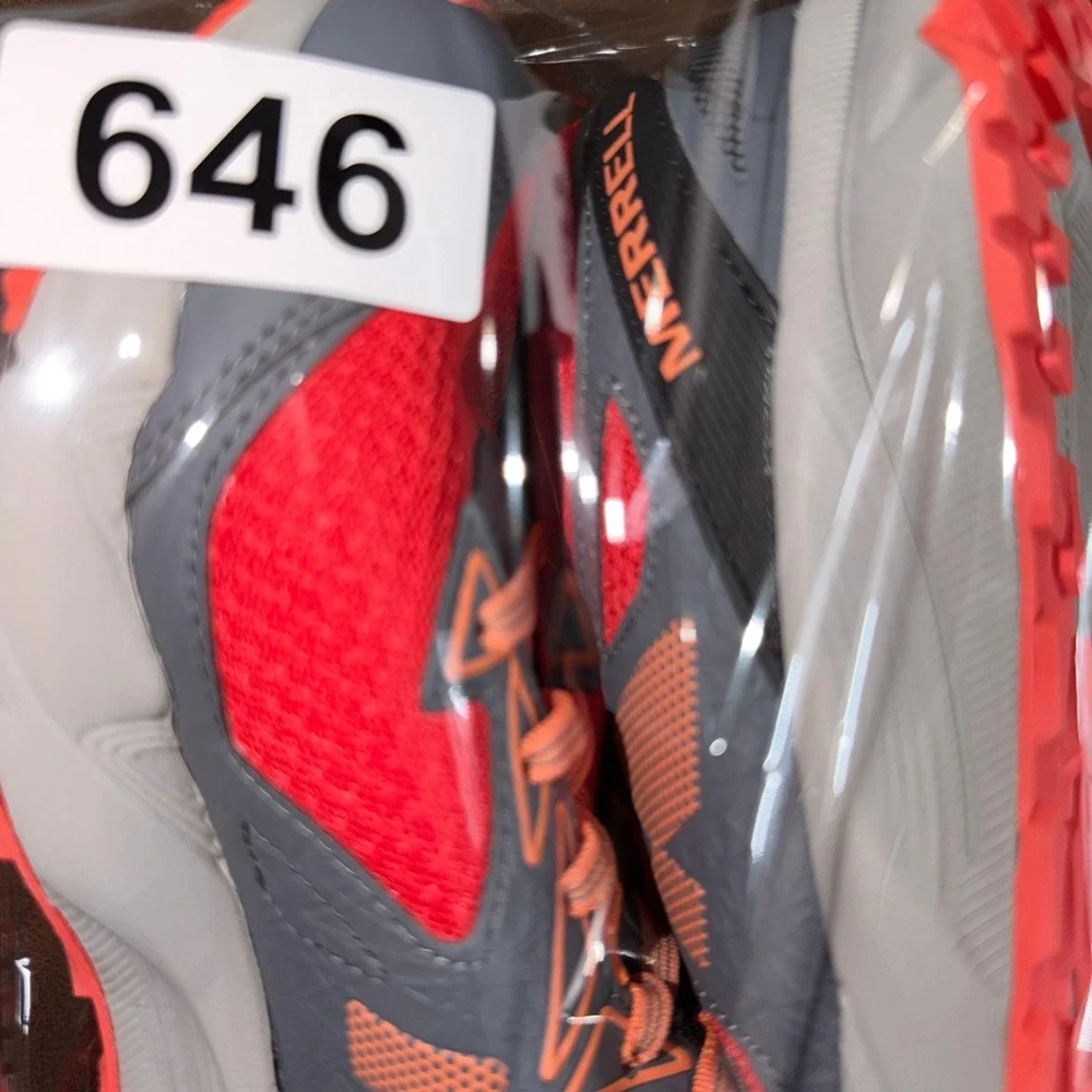 Merrell Womens‎ 5.5 Agility Fusion Flex Trail Running Shoes Red Orange Gorpcore